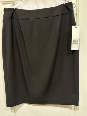 Calvin Klein Black Suit Skirt - Size 6 NWT